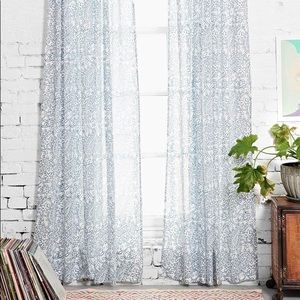 10 single panel paisley curtains